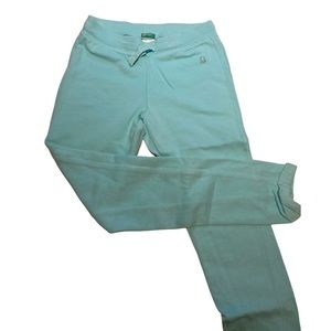 Aqua cotton French terry joggers